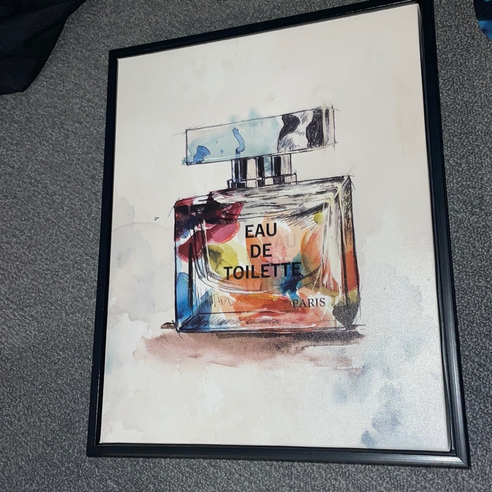 Perfume Wall decor Canvas